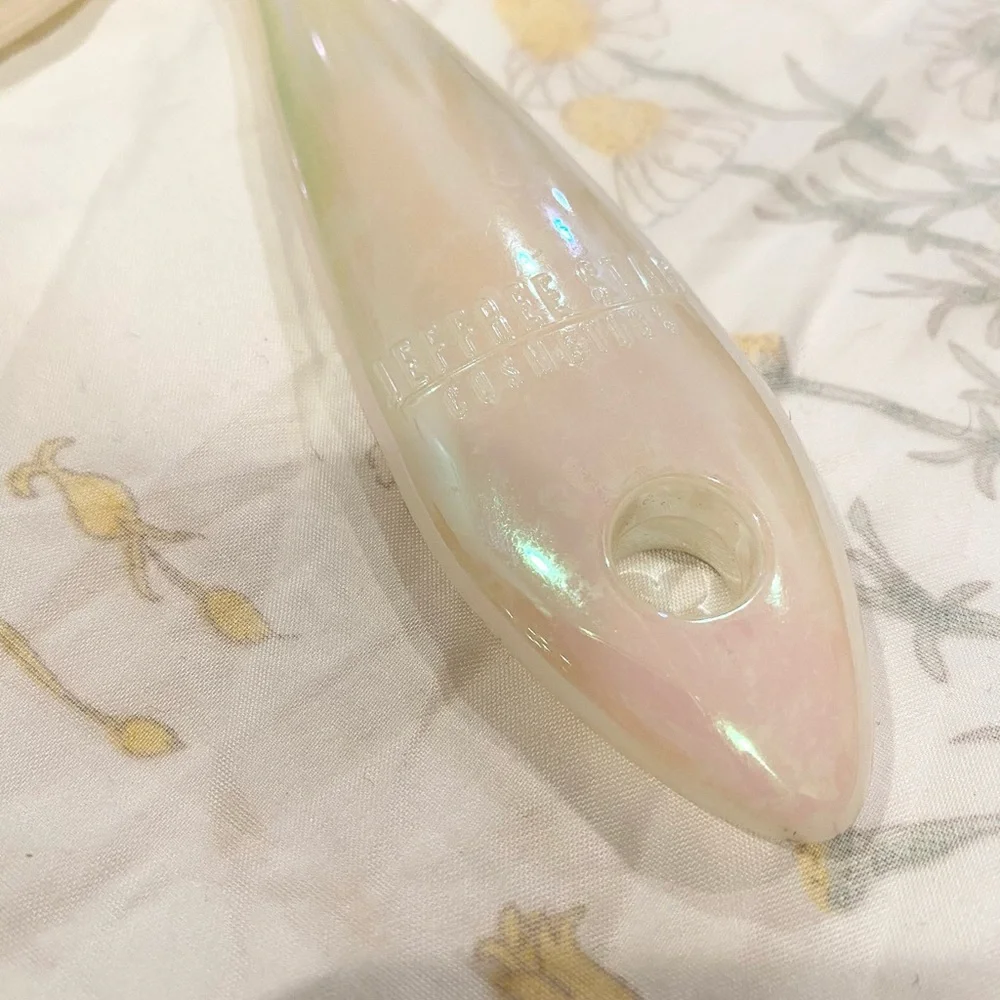 Jeffree Star White Iridescent Hand Mirror